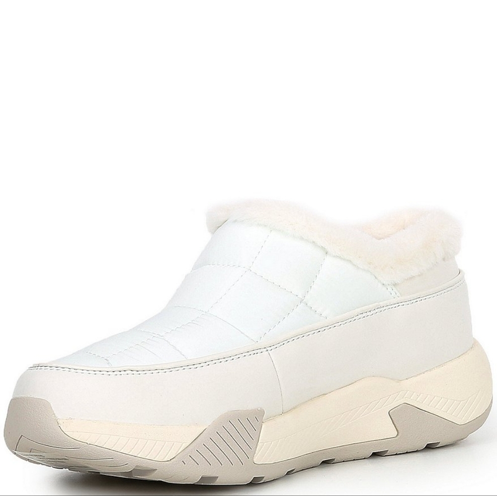 Spyder Women's White Leah Faux Fur Lined Waterproof Slip-On Casual Shoes Size - Picture 2 of 7